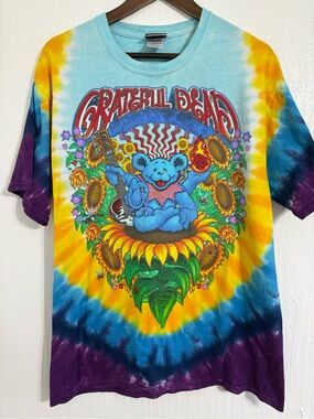 Vtg Liquid Blue Greatful Dead Inspiration Teddy Bears The Dye Shirt Size Large